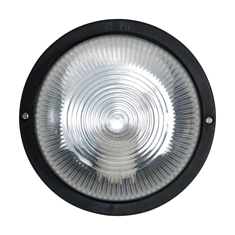 Светильник "Фарпласт" НБО 23-60-003 "Круг-60" груп. уп. (es) пластм. прозр. черн. Элетех 1005500672