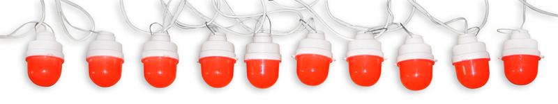 Гирлянда из фонарей ФС 12 с шагом 2м хвост 5м (50пм) Протэкт УП-00005846