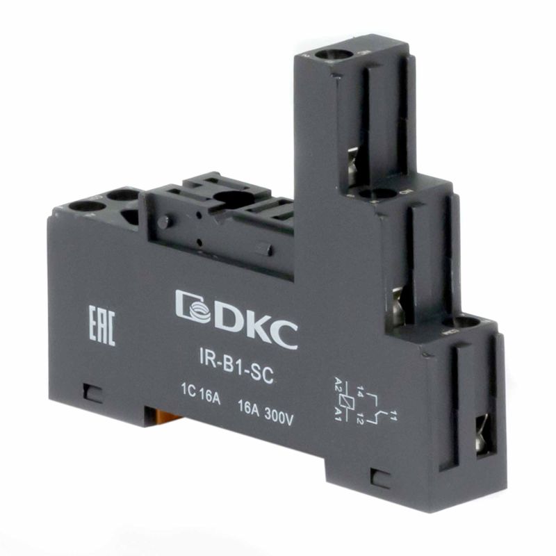 Элемент базовый пассивный для установки одиночных реле до 230В AC/DC DKC IR-B1-SC