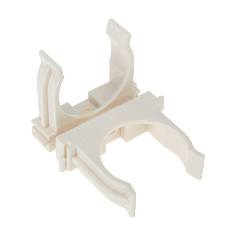 Держатель для труб (клипса) d40мм для монтажн. пистолета бел. Rexant 28-0440-3