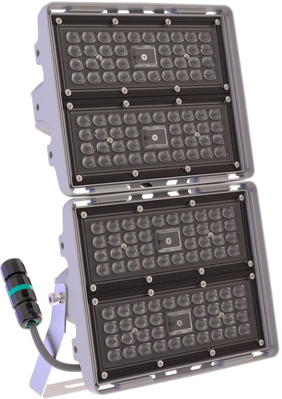 Прожектор светодиодный L-pixel 2/banner/100/Г60/740/(R5)/01/MT-KM/I1-C2/220AC IP66 RAL7035 LEDEL PX100-31416-123-182