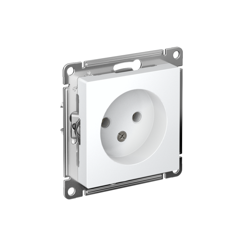 Розетка AtlasDesign 16А без заземл. без шторок механизм лотос SE ATN001341