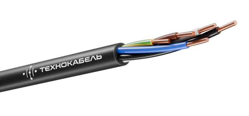 Кабель ВВГнг(А)-LSLTx 5х2.5 ОК (N PE) 0.66кВ (м) Технокабель 00-00148415