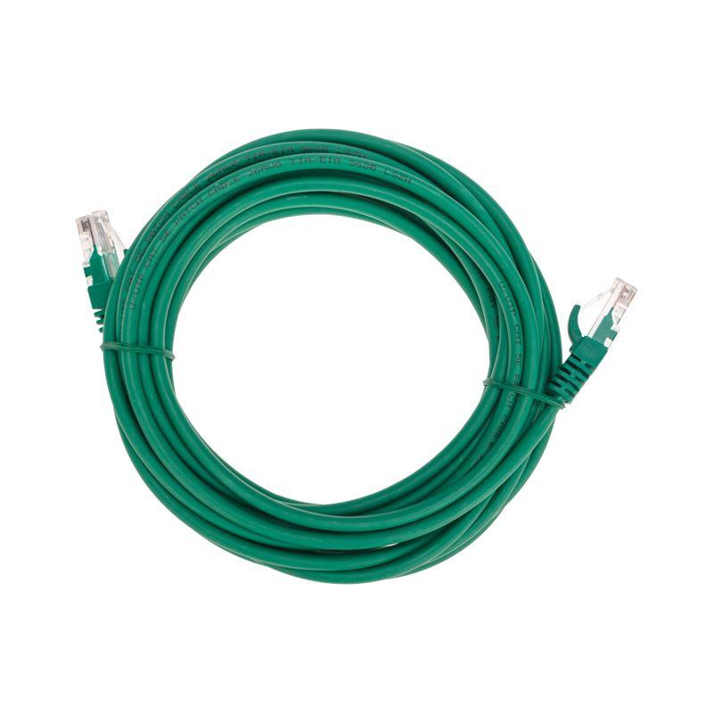 Патч-корд U/UTP CAT 5e RJ45-RJ45 26AWG LSZH зел. 5м Rexant 02-0106-5