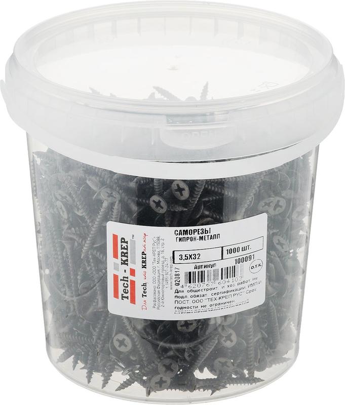 Саморез ШСГМ 3.5х32 (уп.1000шт) Tech-Krep/Zitar 100091