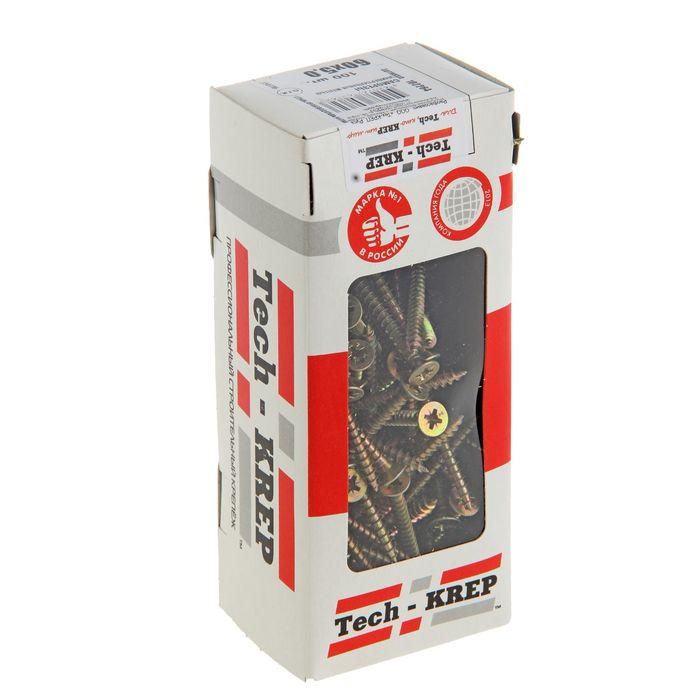 Саморез универсальный 60х5.0мм желт. (уп.100шт) Tech-Krep/Zitar 102264