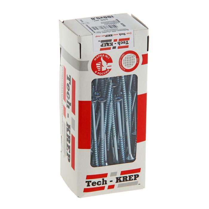 Саморез универсальный 100х5.0мм оцинк. (уп.100шт) Tech-Krep/Zitar 102205