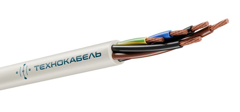 Провод ПВС 5х2.5 (4х2.5+1х2.5) 380В Б (бухта) (м) Технокабель 00-00148780