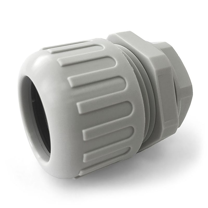 Муфта вводная усиленная ВМУ-ГТ-16 (М16) IP68 d16мм для гофрированной трубы сер. Промрукав PR08.3753