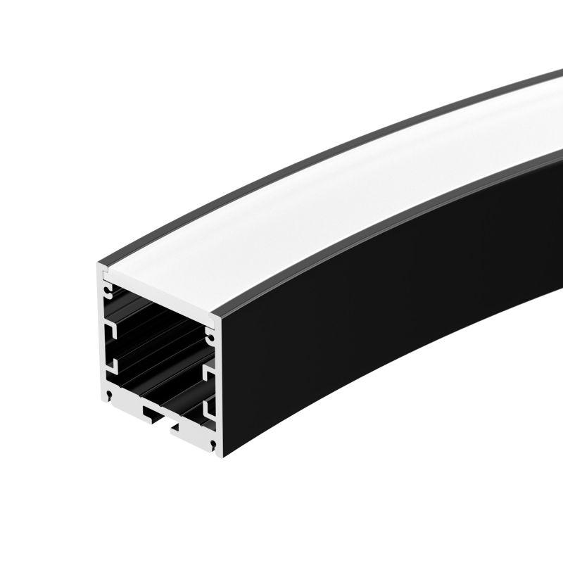 Профиль SL-ARC-3535-D800-A45 BLACK (320мм дуга 1 из 8) алюм. Arlight 027640