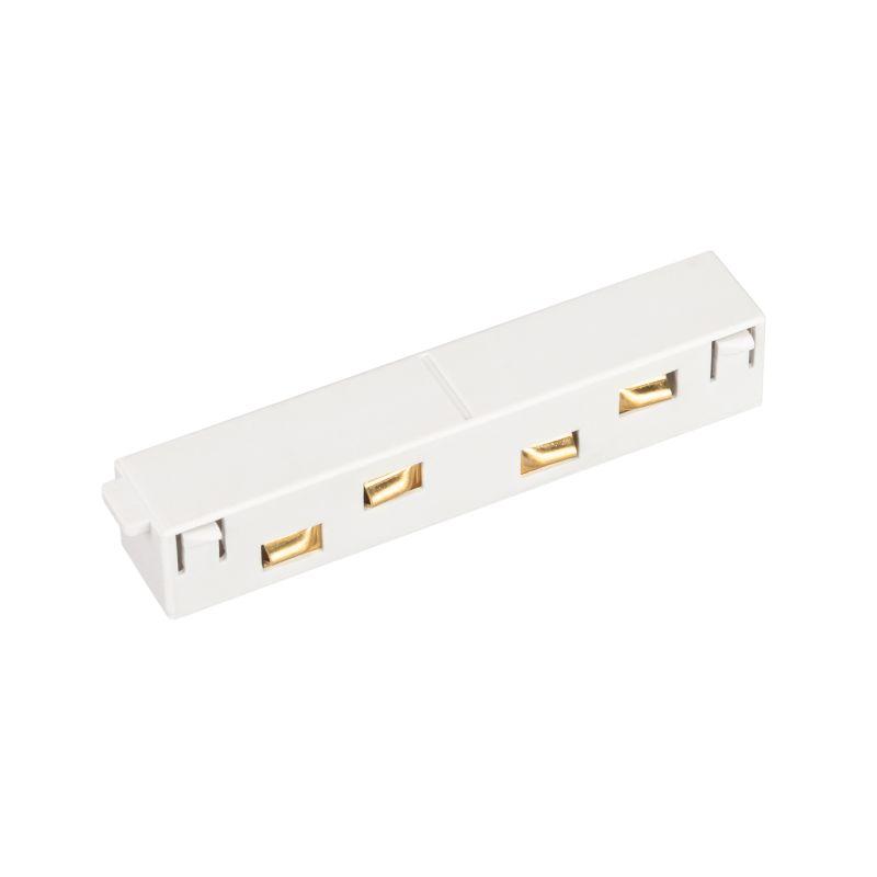 Коннектор прямой MAG-ORIENT-CON-I-POWER (WH) (IP20 пластик) Arlight 035805