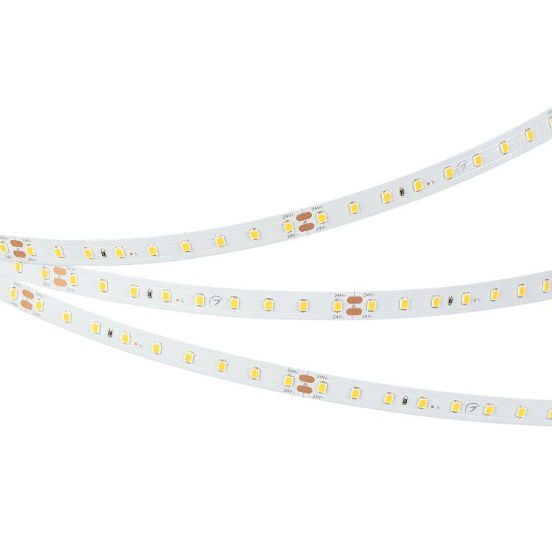 Лента светодиодная RT-A90-10mm 24V White 6000К 4.8Вт/м IP20 2835 высок. эффект. 200лм/Вт (уп.5м) Arlight 038779