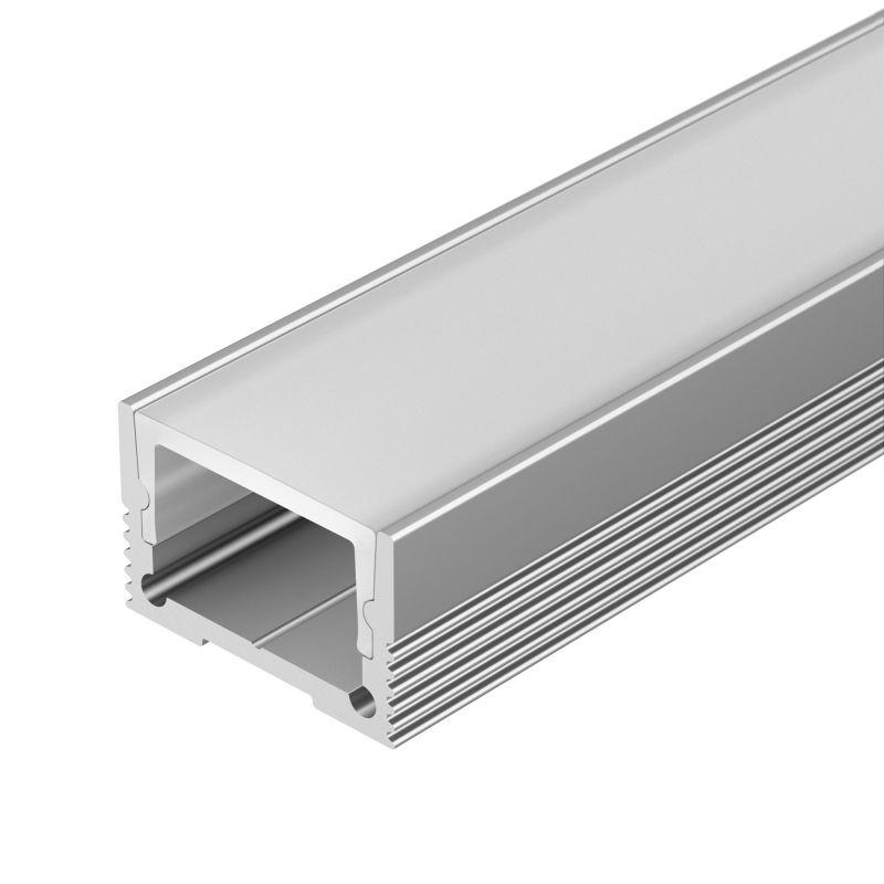 Профиль SL-SLIM20-H13-2000 ANOD+OPAL L2000 с экраном алюм. Arlight 036835