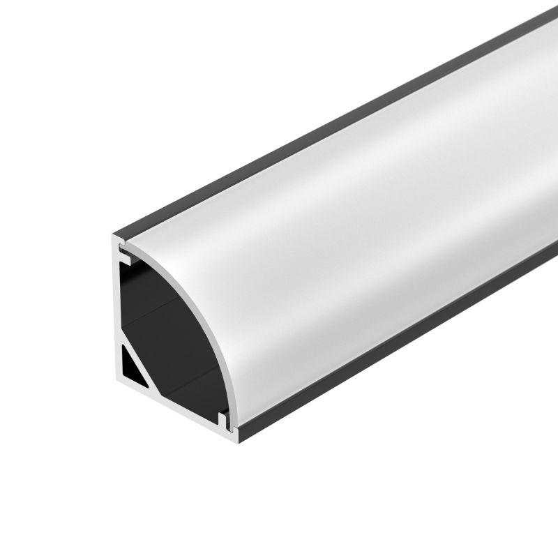 Профиль SL-KANT-H16-2000 BLACK L2000 алюм. Arlight 037116