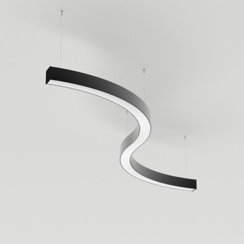 Светильник SP-LINE-HANG ARC-S3535-D800-65W Day4000 (BLACK 230В) металл Arlight 034046(1)