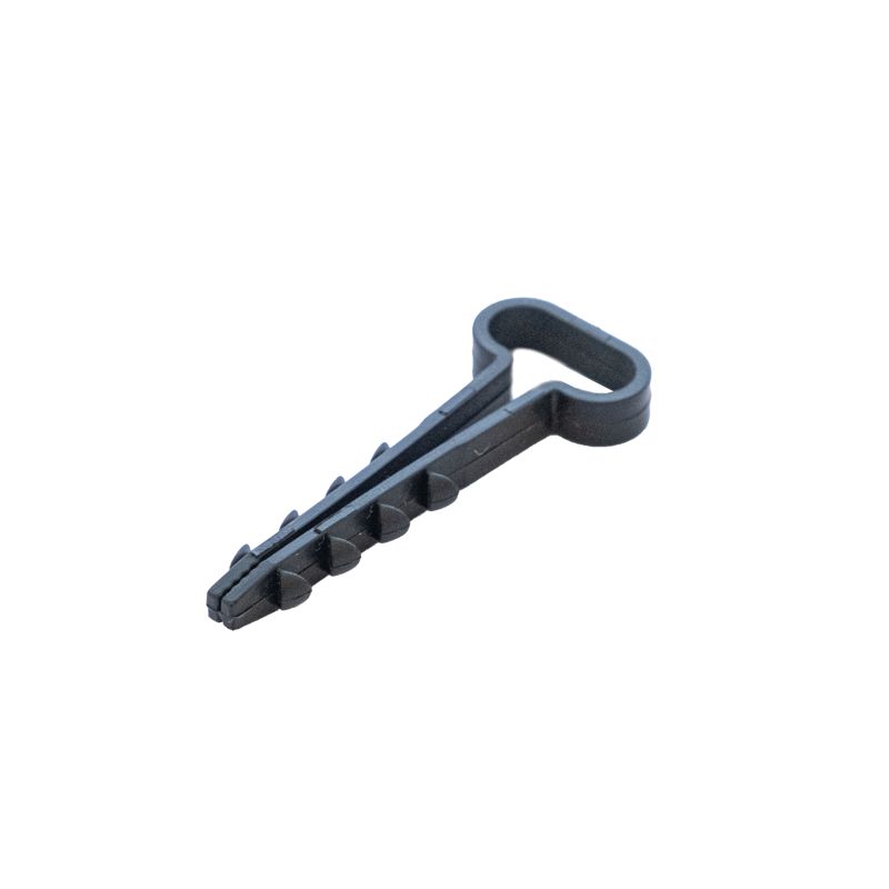 Дюбель-хомут 5-8 для плоского кабеля черн. (уп.100шт) Промрукав PR08.6952