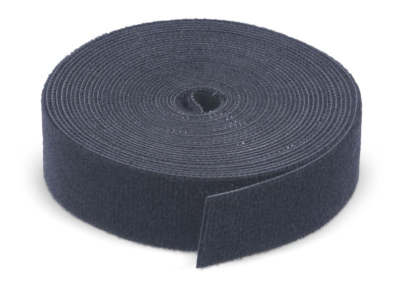 Лента-липучка ROL-5x25-BK 25х5000мм черн. (рулон) Cabeus 9381c