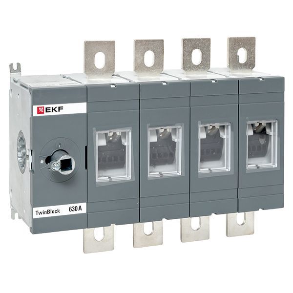Рубильник 4п 630А без рукоятки управления TwinBlock EKF tb-s-630-4p