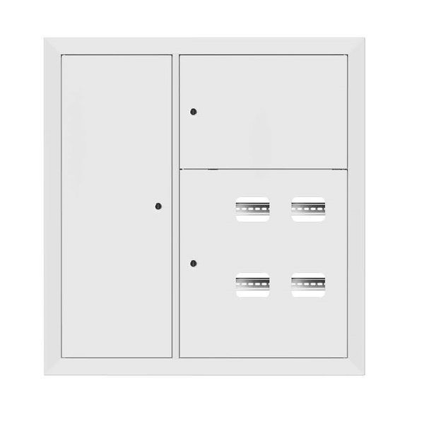 Щит этажный 4кв. слаботочка слева RAL9003 (1000х950х160) PROxima EKF mb29-v-4z-ral9003