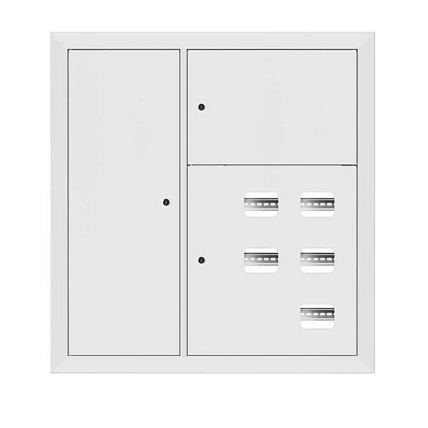 Щит этажный 5кв. слаботочка слева RAL9003 (1000х950х160) PROxima EKF mb29-v-5z-ral9003