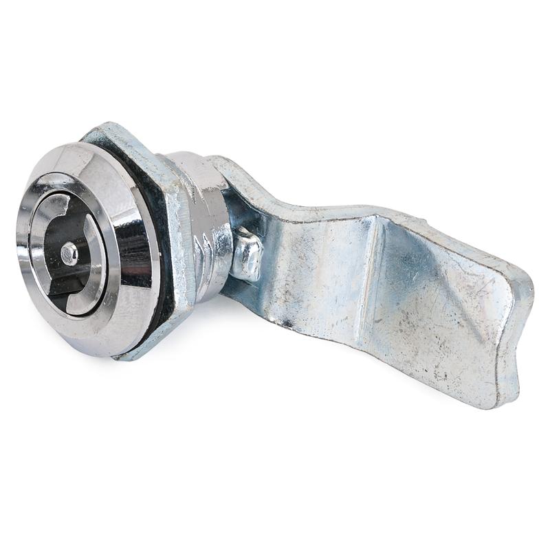 Замок врезной 705 под ф-образный ключ хром без ключей Аллюр 6 814