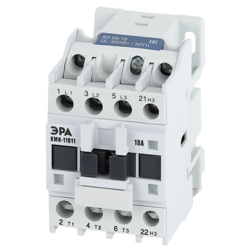 Контактор PRO KKM11-018-400-01-E КМИ-11811 18А 400В/АС3 1НЗ Эра Б0050434