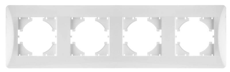 Рамка 4-м Ugra бел. матов. GUSI С1140-041
