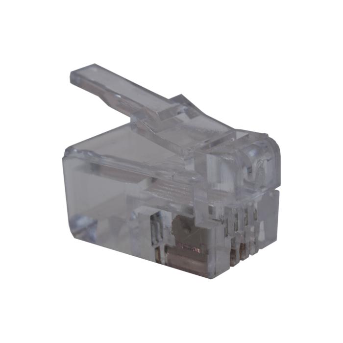 Коннектор 4P4C (RJ-11) (уп.100шт) SUPRLAN 10-0229