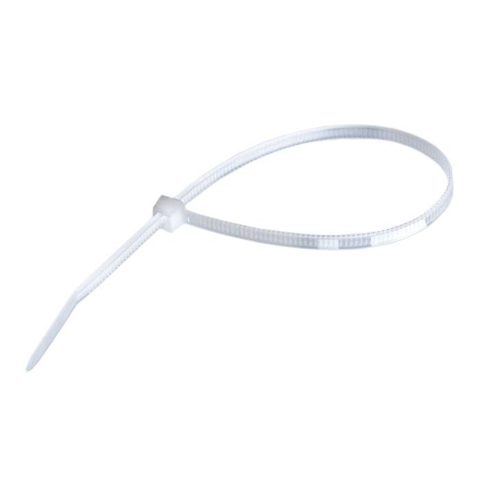 Стяжка нейлоновая 2х100мм бел. (уп.100шт) SUPRLAN 06-1001
