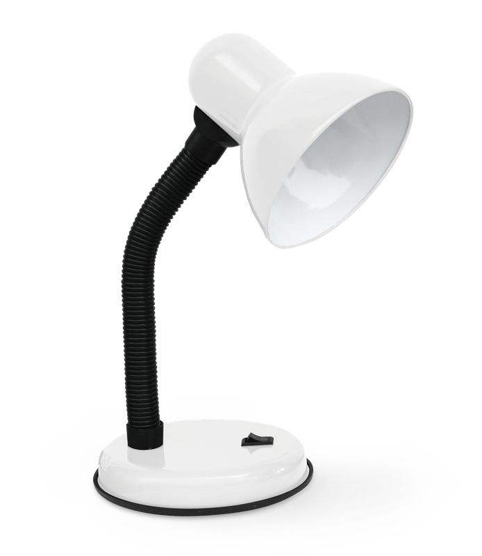 Светильник настольный СНО 22Б 60Вт E27 230В под лампу на основании с подвесом бел. IN HOME 4690612046860