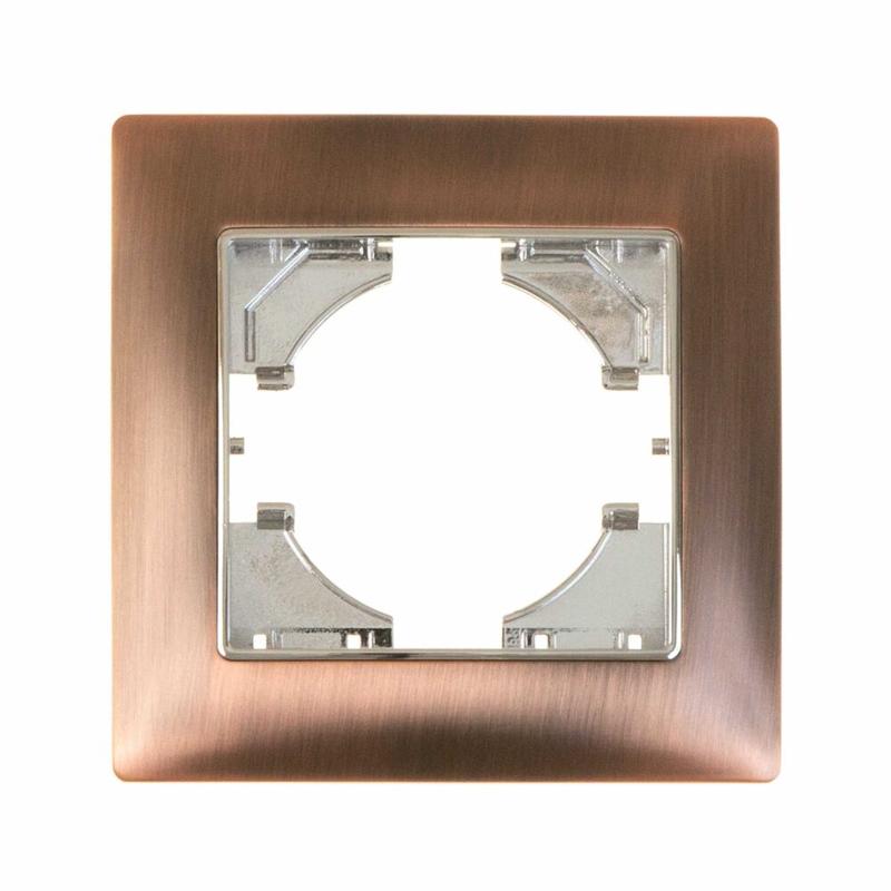 Рамка 1-м Bravo цинк бронза GUSI С1010-038