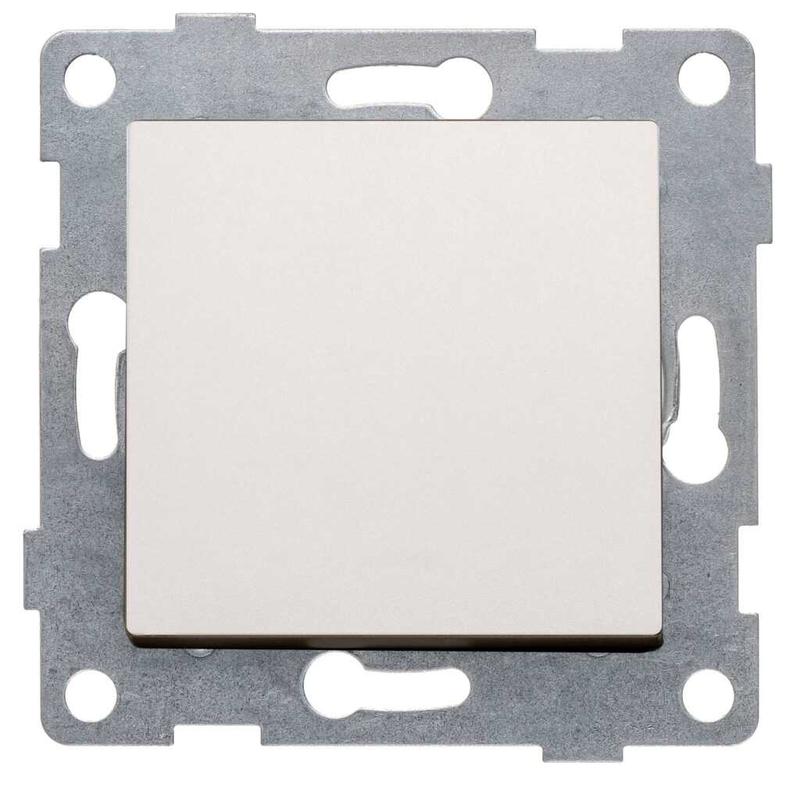 Переключатель проходной 1-кл. СП Ugra 10А IP20 250В механизм жемчуж. GUSI С11В4-028