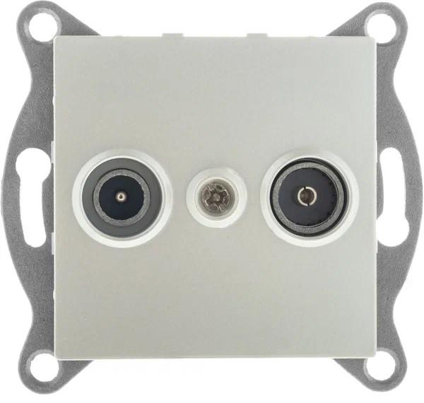 Механизм розетки TV+ SAT оконечной СП Ugra жемчуж. GUSI С11TS1-028