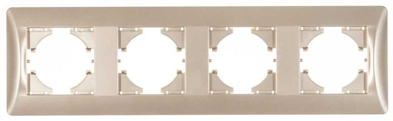 Рамка 4-местн. Ugra шампань GUSI С1140-027