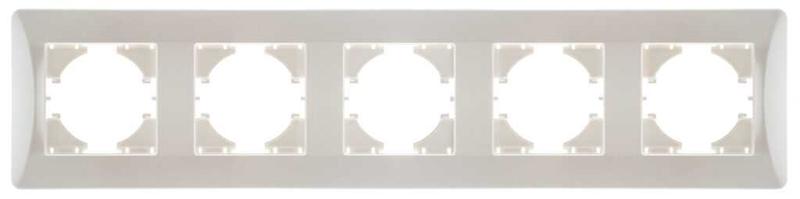 Рамка 5-местн. Ugra жемчуж. GUSI С1150-028