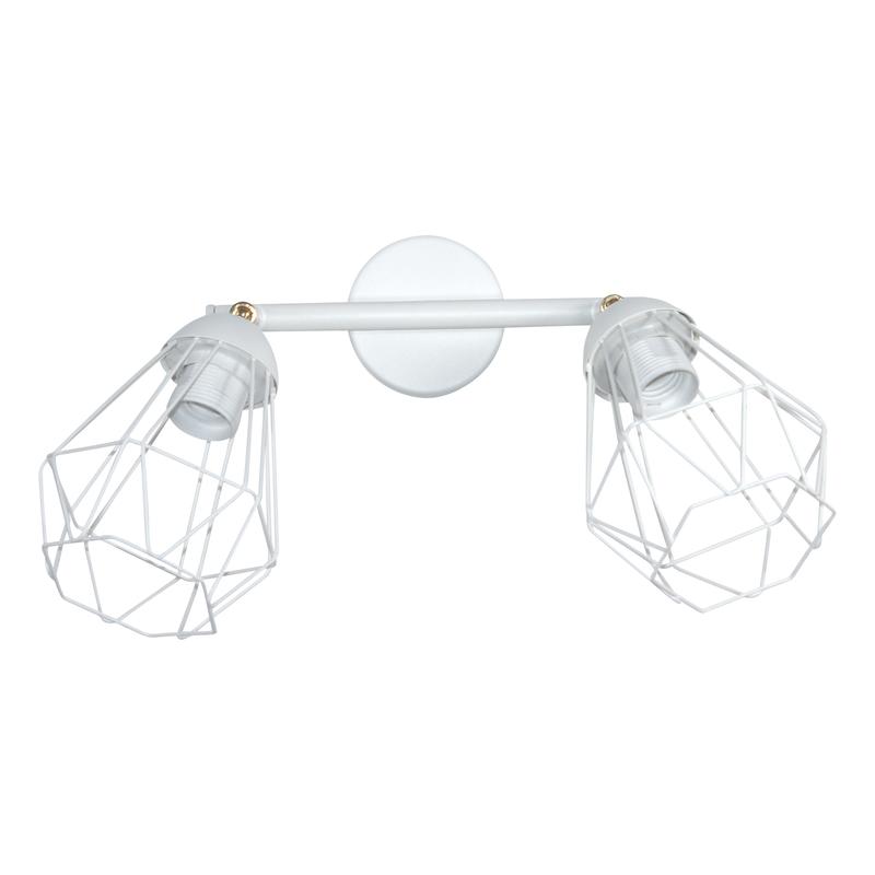 Светильник "Кристаль" 521 НББ 01-2х60-113 Е27 (ИМ) настенный бел. муар Элетех 1005405220