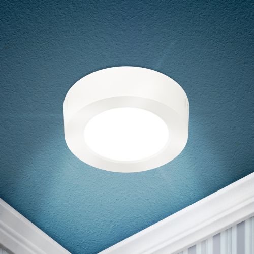 Светильник светодиодный LED 19-12-6K 12Вт 6500К накладной круглый ЭРА Б0057448