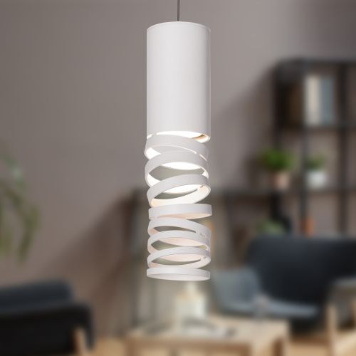 Светильник подвесной (подвес) PL22 WH MR16 GU10 потолочный цилиндр бел. ЭРА Б0058507