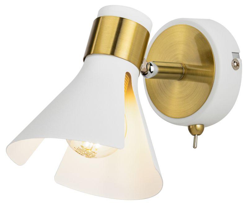 Светильник Maira 7054-701 40Вт 1хE14 настен./потолочн. спот поворотн. с выключателем Rivoli Б0054696