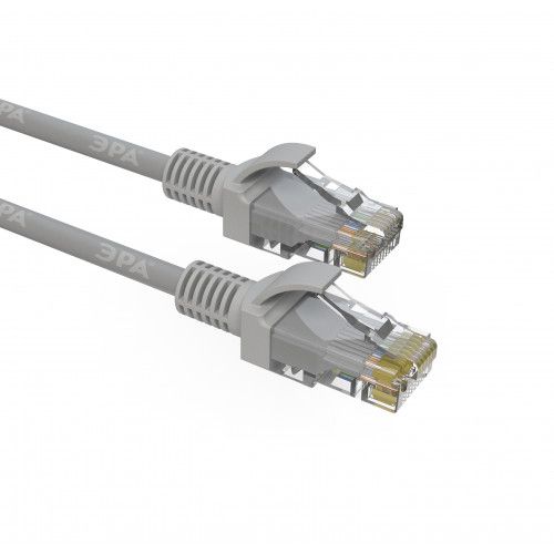 Патч-корд кат.5E U/UTP неэкранир. Simple 15м сер. Эра Б0051377