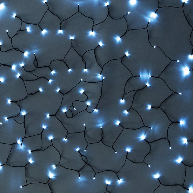 Гирлянда "Нить" 12м LD120-GW-BO-RC 120 бел. светодиодов с контроллером уличная дистанционный пульт SHLights 4690601042309