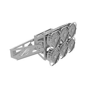 Прожектор светодиодный AirQub Sport 420Вт 5000К 20град. диммер DALI VARTON V1-P1-702X3-04D19-6542050