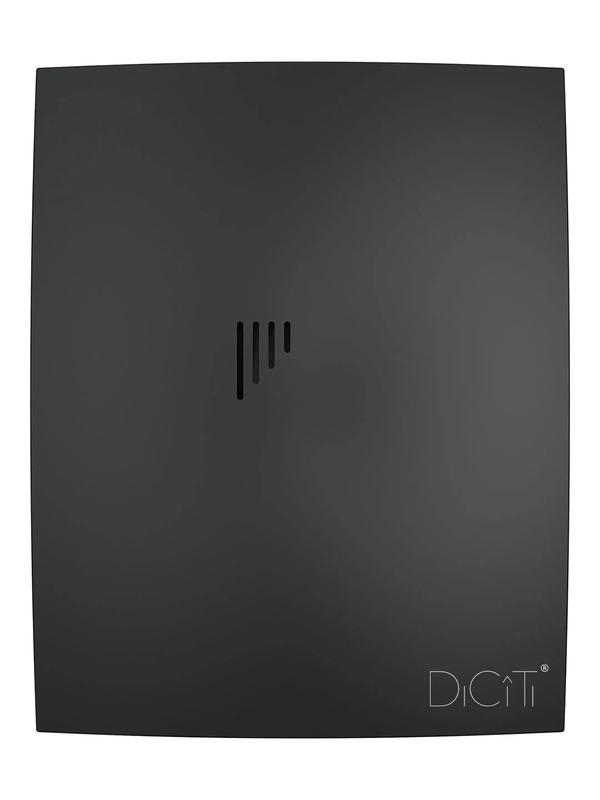 Вентилятор накладной D125 обратн. клапан DiCiTi BREEZE 5C Matt black