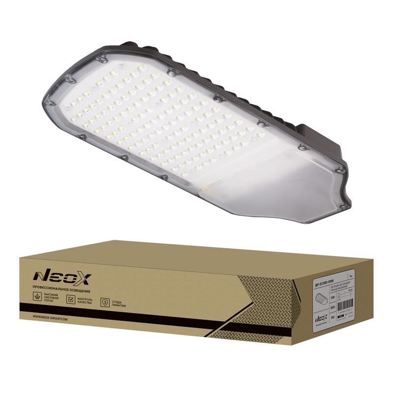 Светильник светодиодный ДКУ-03 250Вт 5000К IP65 27500лм 110лм/Вт 230В уличный линзованный NEOX 4690612042848