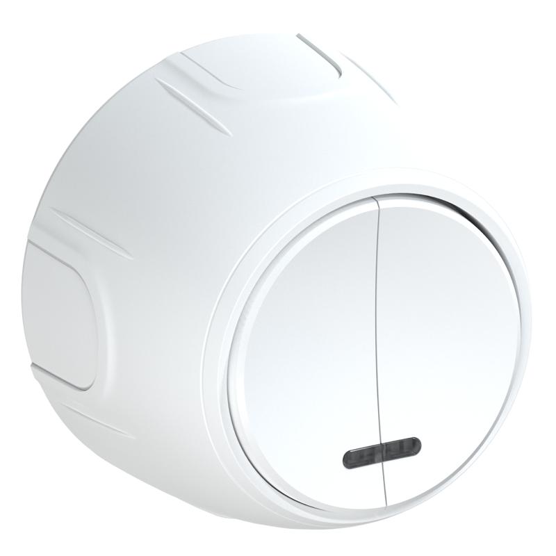 Выключатель 2-м Rotondo с подсветкой бел. OneKeyElectro 7700866