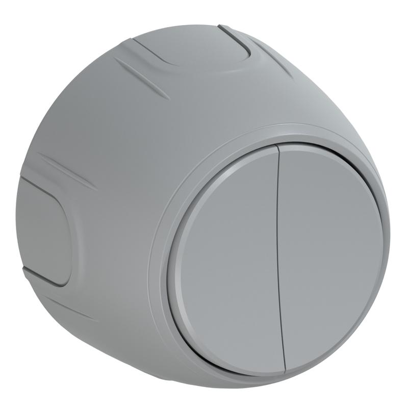 Выключатель 2-м Rotondo сер. OneKeyElectro 7700854