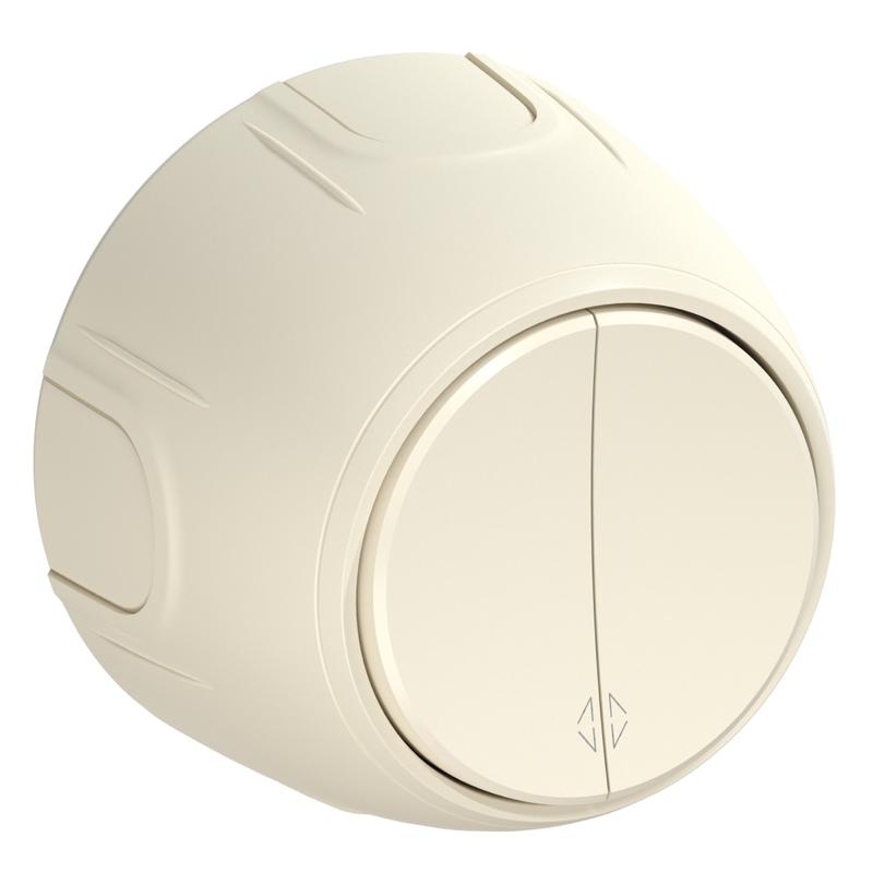 Переключатель 2-м Rotondo беж. OneKeyElectro 7700957