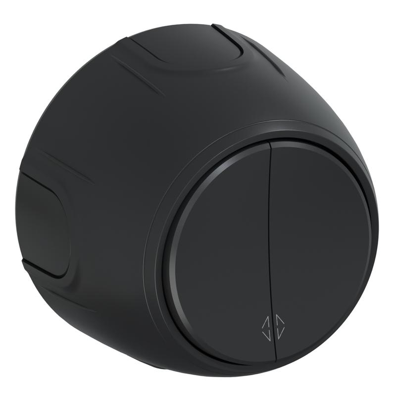 Переключатель 2-м Rotondo черн. OneKeyElectro 7700960