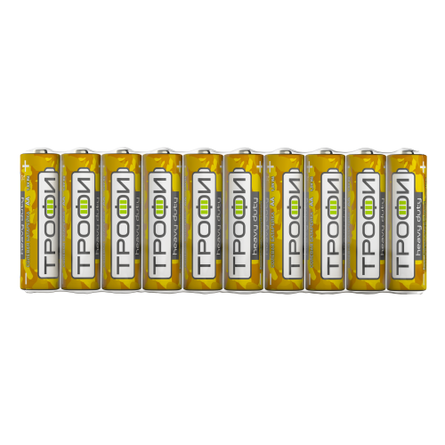 Элемент питания солевой AA/R6 R6-10S CLASSIC HEAVY DUTY Zinc (уп.10шт) Трофи Б0042310