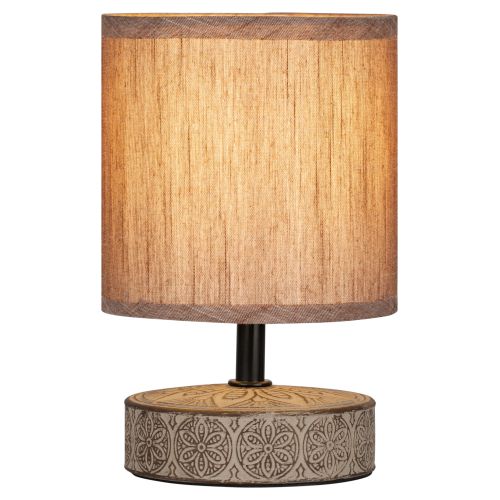 Лампа настольная Eleanor 7070-502 1хE14 40Вт керамика кофейная Rivoli Б0057270